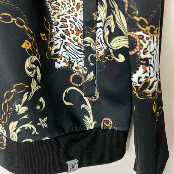 👑 STACY ADAMS track jacket and joggers tracksuit set printed graphic XL 👑 - Picture 6 of 14